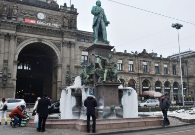 Estación de trenes de Zurich en Invierno - PH: Daniela Coccorullo