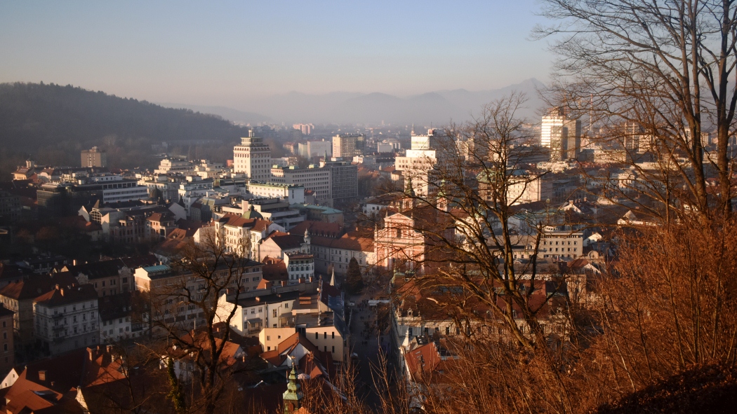 Vista de la ciudad desde el Castillo de Liubliana - PH: Daniela Coccorullo