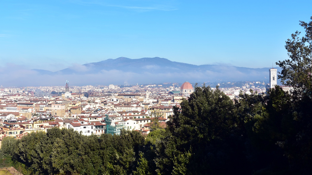 Vista de la ciudad desde los Jardines de Boboli - PH: Daniela Coccorullo